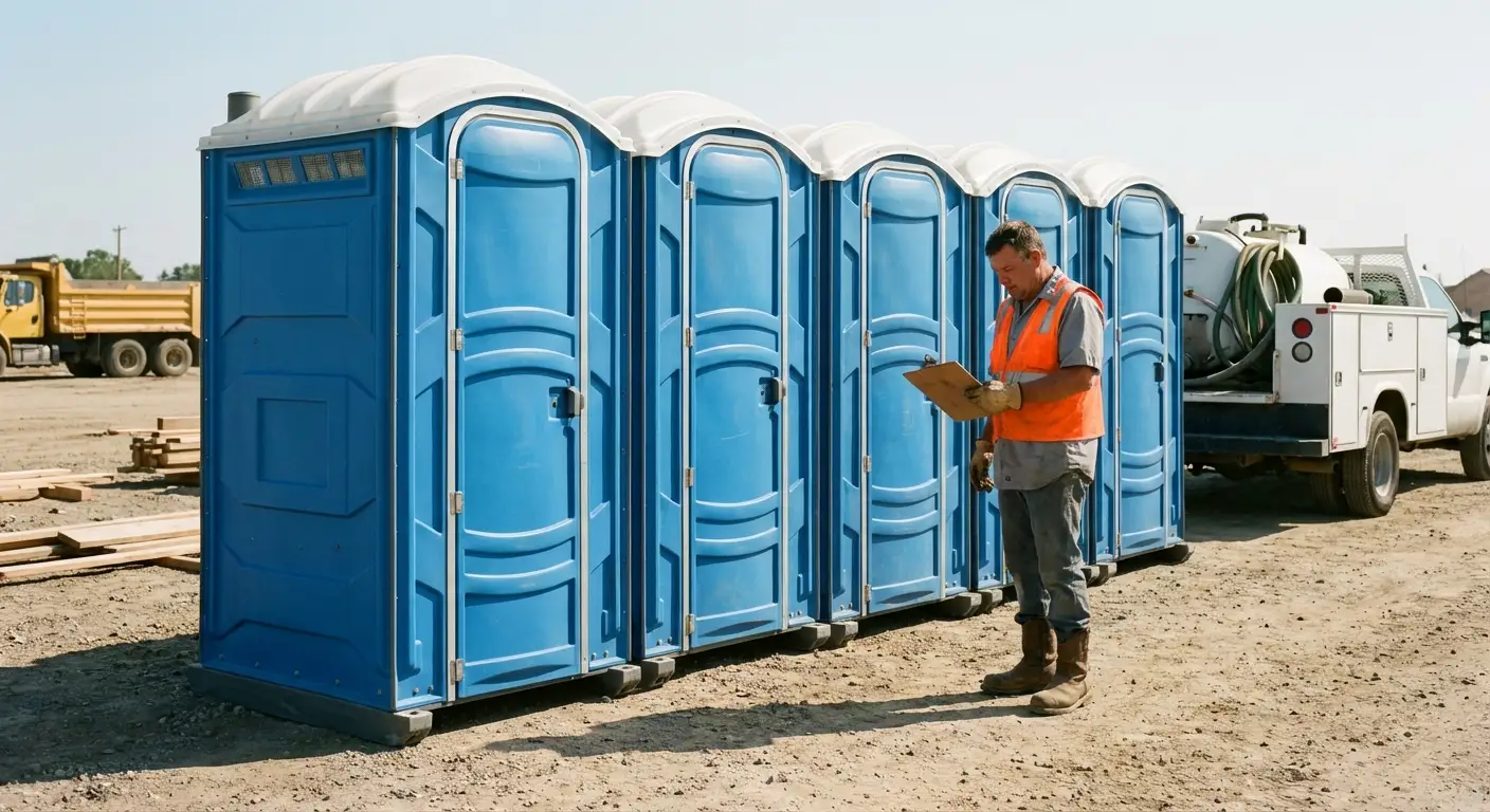 Portable toilet site planning and placement logistics in Ann Arbor, MI